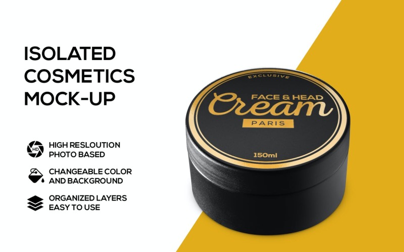 Cream Box ürün mockup