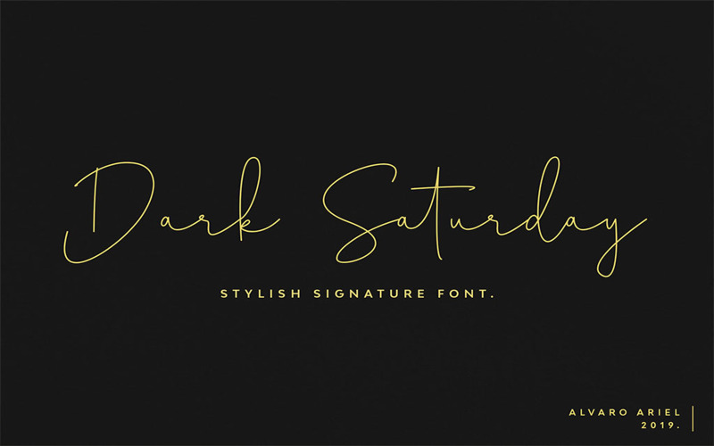 Download Шрифт "Dark Saturday Font" / Dark Saturday Font - Шрифт на тему графика handwritten,script,signature,fonts,design,stylish,casual,branding,fashion