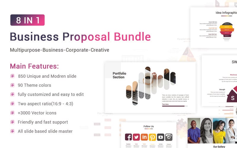 Modèle PowerPoint de bundle de proposition commerciale