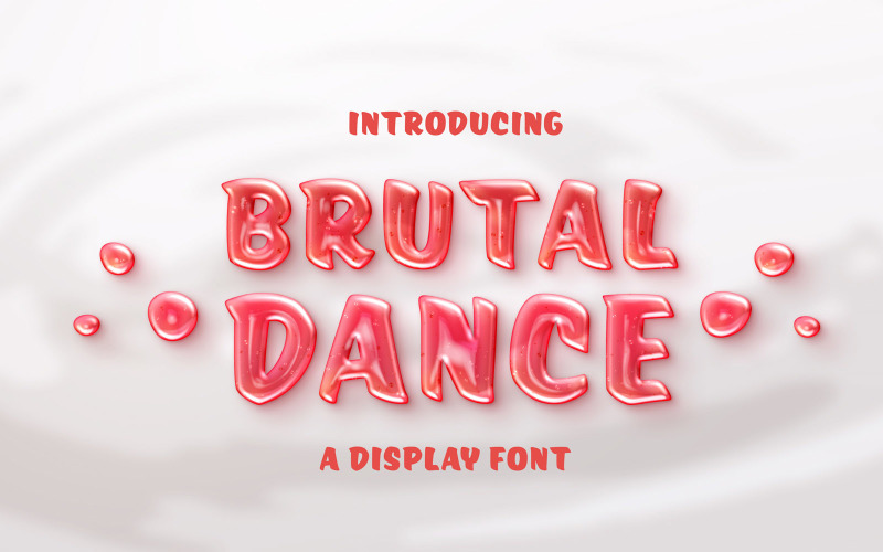 Шрифт Brutal Dance