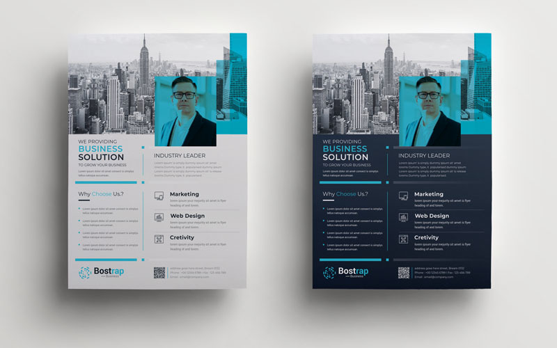 Download Фирменный стиль "Bostrap - Best Business Flyer - Corporate Identity Template" / Bostrap - Best Business Flyer - Corporate Identity Template - Фирменный стиль на тему графика flyer,big,bundle,business,corporate,design,discount,eps,offer,pack,package,print,professional,template,psd,corporate flyer,creative flyer