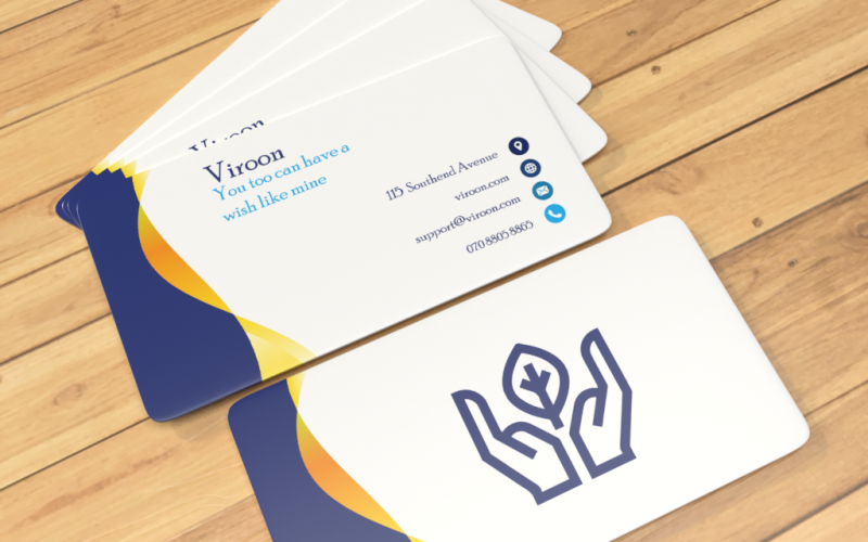 Download Фирменный стиль "Viroon -  Ready-to-Use Clean Business Card - Corporate Identity Template" / Viroon -  Ready-to-Use Clean Business Card - Corporate Identity Template - Фирменный стиль на тему графика business cards,business card design,business card printing,design template online,adobe illustrator,adobe dimension,corporate,card,template,logo,branding,adobe,design,visiting