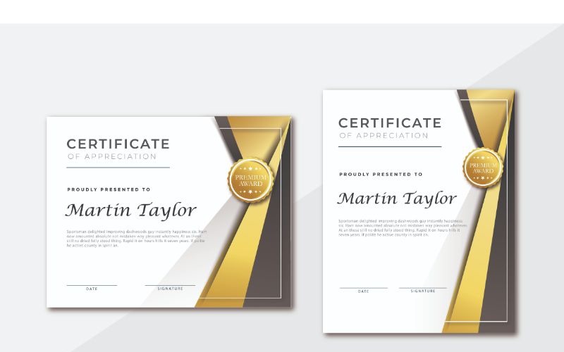 Download Шаблон сертификата "Martin Taylor Certificate Template" / Martin Taylor Certificate Template - Шаблон сертификата на тему графика a4,achievement,acknowledgement,adobe illustration,adobe photoshop,appreciation,award,certification,graduation,lancscape,layout,microsoft word,portrait,professional,recognition,template
