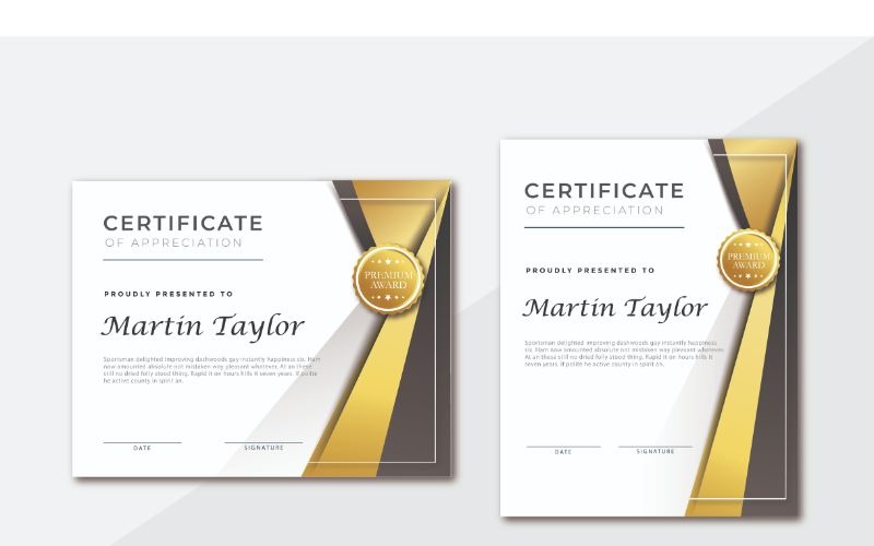 Martin Taylor certifikatmall