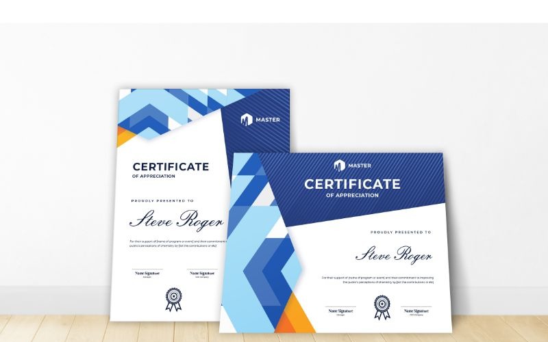 Download Шаблон сертификата "Steve Roger Certificate Template" / Steve Roger Certificate Template - Шаблон сертификата на тему графика a4,achievement,acknowledgement,adobe illustration,adobe photoshop,appreciation,award,certification,graduation,lancscape,layout,microsoft word,portrait,professional,recognition,template