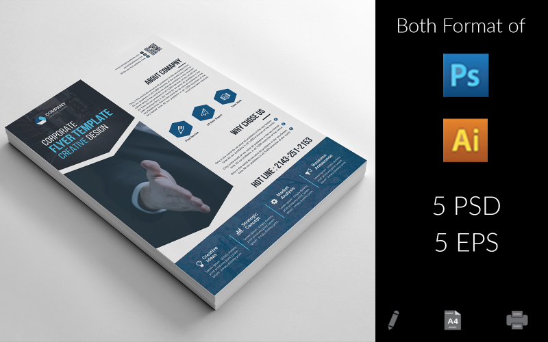 Download Фирменный стиль "Zahan Business Flyer" / Zahan Business Flyer - Фирменный стиль на тему графика psd,flyer,corporate,liflet,computer,internet,stationery,poster,blue,hiquality,official,sample,business,logo,professional,modern,art,standard,creative,graphics