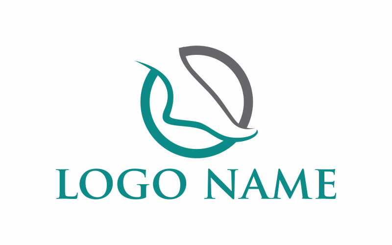 Download Шаблон логотипа "Foot Circle Logo Template" / Foot Circle Logo Template - Шаблон логотипа на тему графика circle,foot,symbol,concept,safety,icon,footprint,stand,floor,design,vector,illustration,social distancing,standing,graphic,health,pavement,life,line