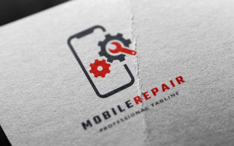 Logotypmall för mobil reparation
