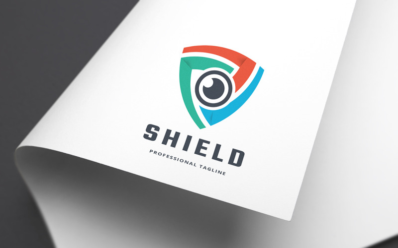 Modello di logo dello scudo