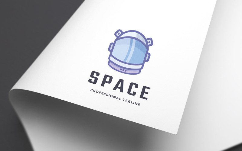 Modelo de logotipo do espaço