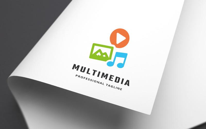 Multimedia-Logo-Vorlage