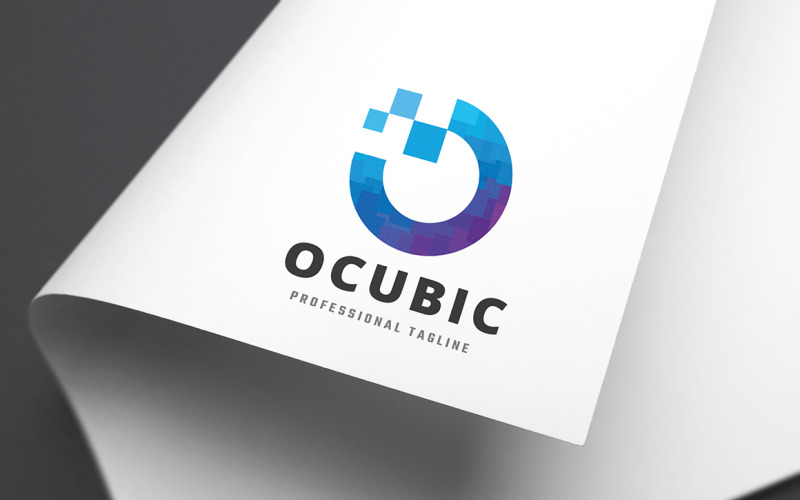 Ocubic Dairesel Küpler Logo Şablonu