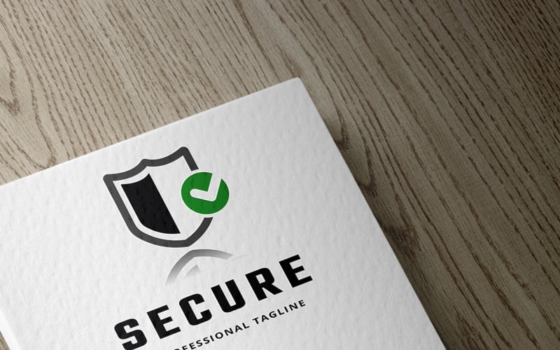 Secure check logo template 156444 templatemonster