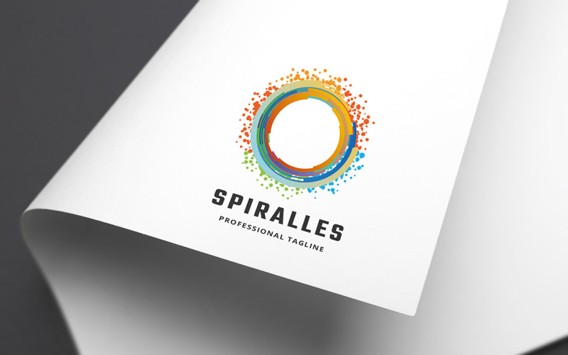 Download Шаблон логотипа "Spiralles Logo Template" / Spiralles Logo Template - Шаблон логотипа на тему графика arrow,branding,business,camera,circle,colorful,design,letter,logo,photo,photography,print ready,printing,shutter,spiral,touch,vector,web