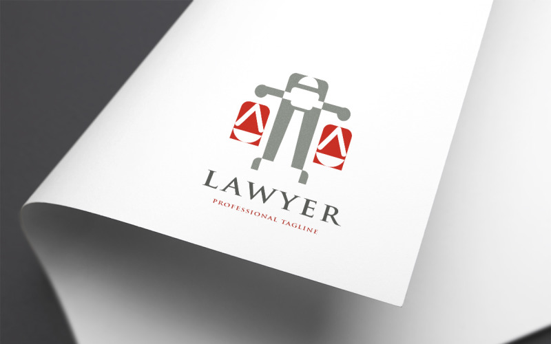 Avukat Logo Şablonu