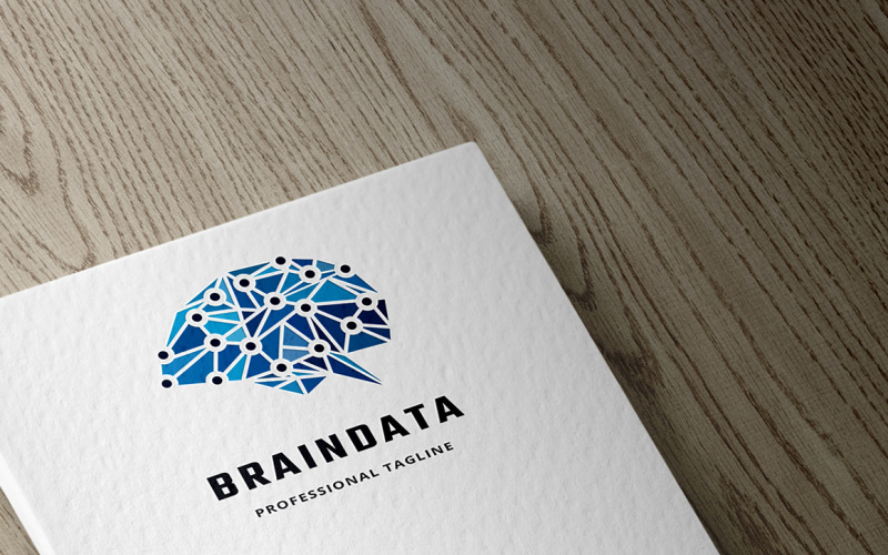 Download Шаблон логотипа "Brain Data Logo Template" / Brain Data Logo Template - Шаблон логотипа на тему графика brain,brainstorm,brand,bright,communication,concept,cortex,creative,creativity,development,digital,genius,idea,identity,ingenious,intelligence,internet,media,network,networking