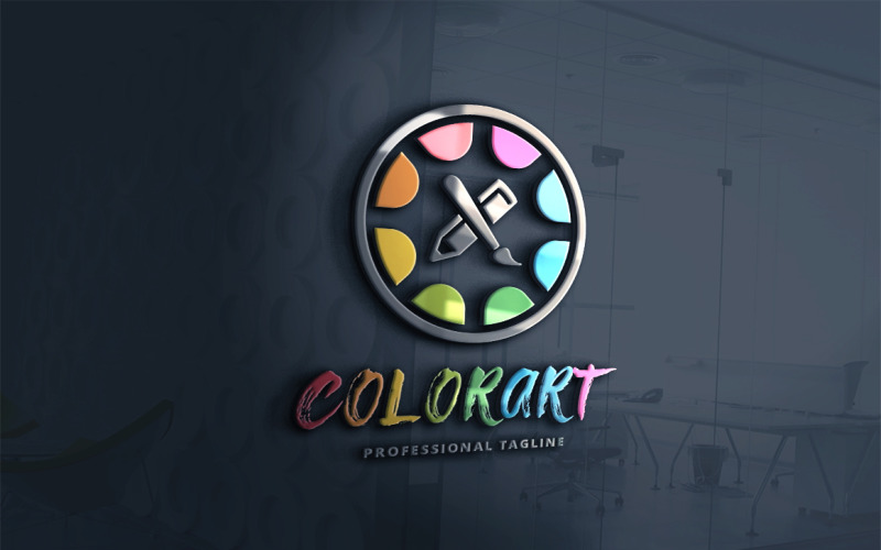 Download Шаблон логотипа "Color Art Logo Template" / Color Art Logo Template - Шаблон логотипа на тему графика agency,art,artist,artists,arts,blog,colorful,creative,creativity,design,designing,draw,drawing,freelancer,gallery,graphic,illustrators,note,pencil,print ready