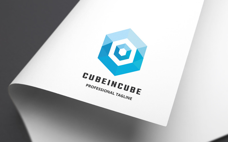 Download Шаблон логотипа "Cube in Cube Logo Template" / Cube in Cube Logo Template - Шаблон логотипа на тему графика agency,box,brand,branding,business,corporate,corporative,cube,cubic,cubical,design,development,firm,hexa,hexagon,identity,low poly,modern,polygon,polygons