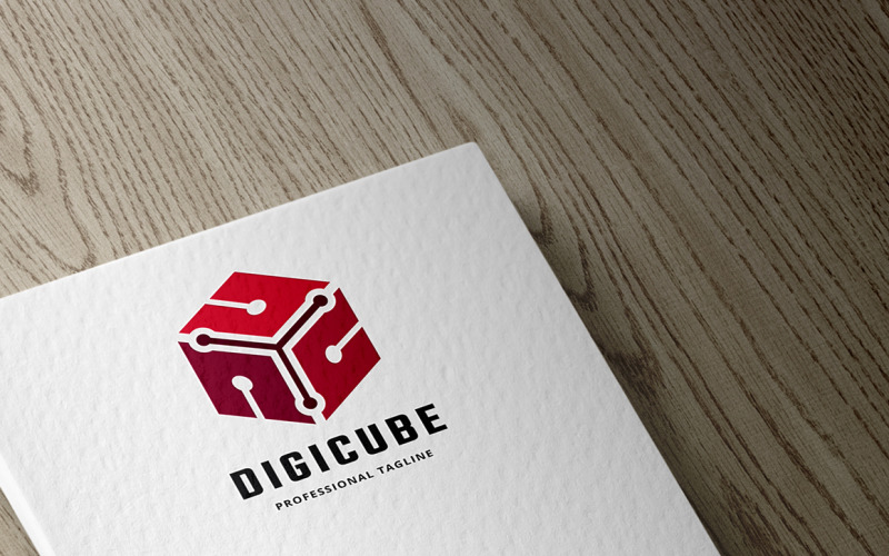Download Шаблон логотипа "Digital Cube Logo Template" / Digital Cube Logo Template - Шаблон логотипа на тему графика box,brand,branding,business,central,consultant,core,corporate,creative,cube,cubic,cubical,digital,dimension,entertainment,experience,expert,global,hexagon,hexagonal