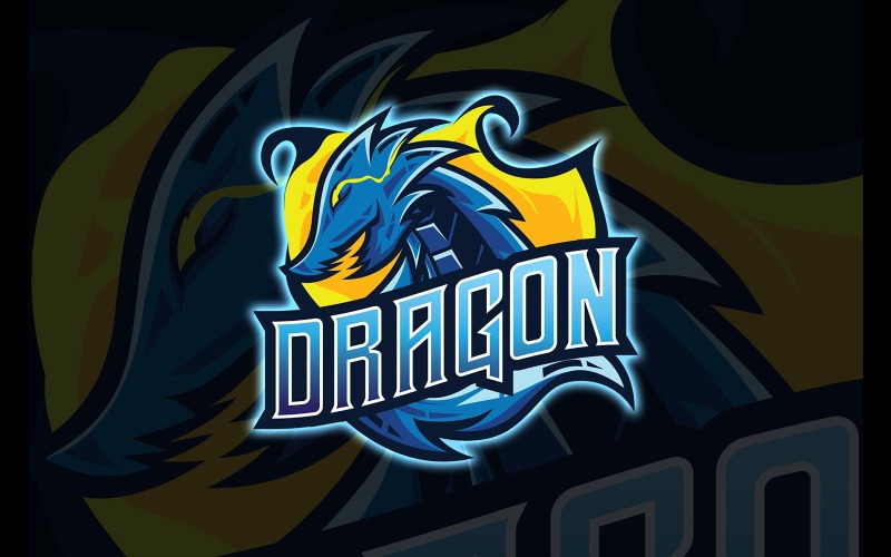 Dragon Logo Şablonu