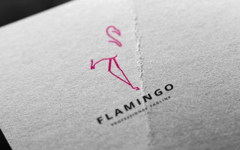 Flamingo Logo Şablonu