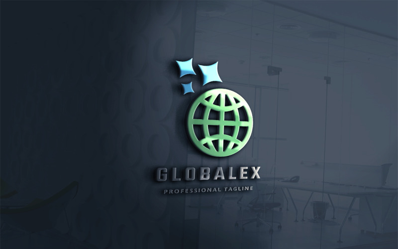 Download Шаблон логотипа "Global Logo Template" / Global Logo Template - Шаблон логотипа на тему графика business,capital,central,circle,circular,connection,consultant,core,corporate,development,digital,electronic,energy,entertainment,financial,global,globe,international,internet,media