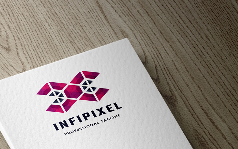 Download Шаблон логотипа "Infinity Pixel Logo Template" / Infinity Pixel Logo Template - Шаблон логотипа на тему графика administrative,agency,belief,bold,branding,business,colorful,communication,company,consult,consult logo,consulting,corporate,creative,endless,full color,human,infinity,law,logo