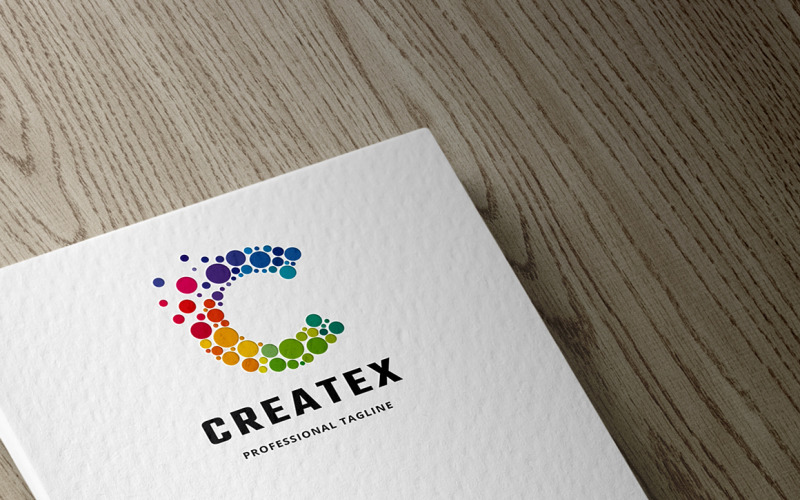 Download Шаблон логотипа "Letter C - Createx Logo Template" / Letter C - Createx Logo Template - Шаблон логотипа на тему графика abstract,agency,app,box,branding,c logo,colorful,corporate,creative,cube,designer,developer,letter,letter c logo,pixel,software,square,studio,web,website