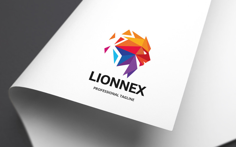 Download Шаблон логотипа "Lionnex Logo Template" / Lionnex Logo Template - Шаблон логотипа на тему графика animal,animals,business,colorful,consultant,corporate,digital,finance,finances,financial,firm,fund,investing,investment,king,kingdom,lion,majestic,marketing,media