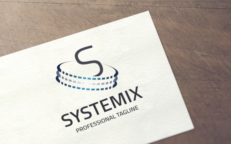 Download Шаблон логотипа "Letter S - Systemix Logo Template" / Letter S - Systemix Logo Template - Шаблон логотипа на тему графика agency,app,blue,brand,branding,business,company,connect,corporate,design,green,identity,letter,logo,logo design,logotype,media,modern,s letter,seo
