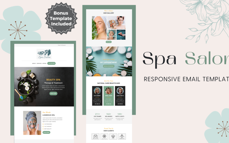Modèle de Newsletter de salon de spa