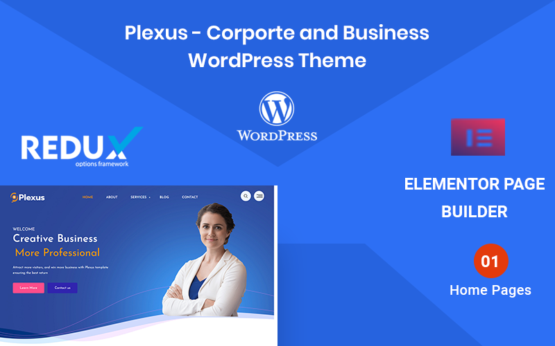 Plexus - Tema WordPress per il business aziendale