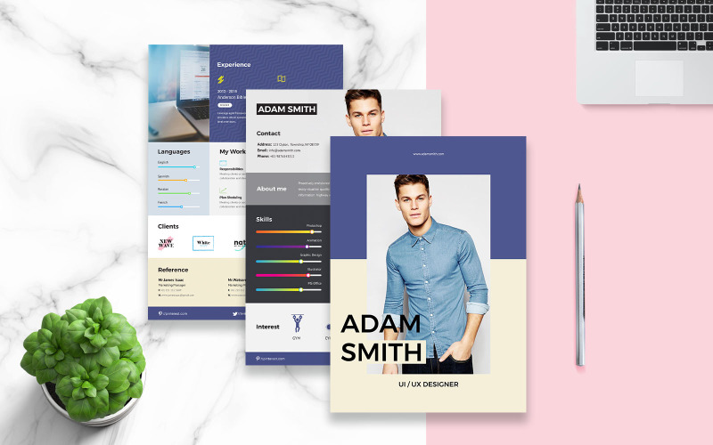 Download Резюме "Professional CV Resume Template" / Professional CV Resume Template - Резюме на тему графика professional,creative,modern,minimal,trendy,cv,template,templates,curriculum,vitae,resume,resumes,website,graphic,design,designers,designer,web,ui,ux