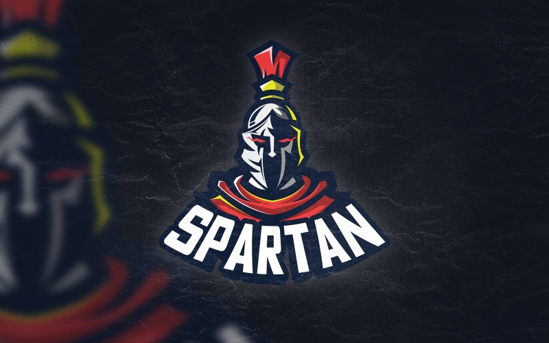 Download Шаблон логотипа "SPARTAN Logo Template" / SPARTAN Logo Template - Шаблон логотипа на тему графика spartan,logo template,badges,emblem,fight,fighting,logo game,gamesport,logo game sports,war,sword