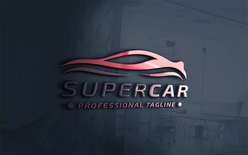 Super auto Logo sjabloon