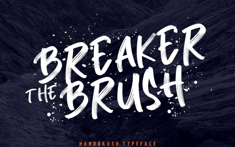 Breaker The Brush Krój czcionki
