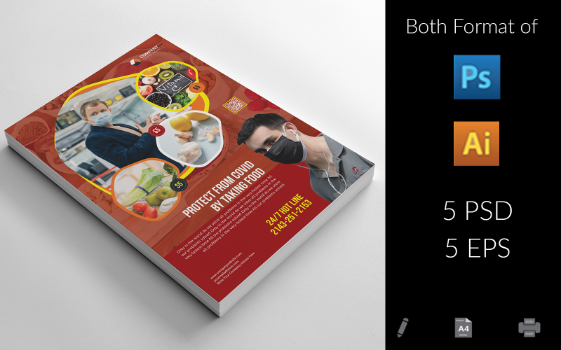 Download Фирменный стиль "Covid-19 Business Flyer" / Covid-19 Business Flyer - Фирменный стиль на тему графика psd,flyer,corporate,liflet,computer,internet,stationery,poster,blue,hiquality,official,sample,business,logo,professional,modern,art,standard,creative,graphics