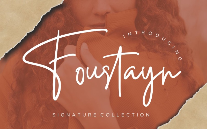 Foustayn Signature Collection-lettertype