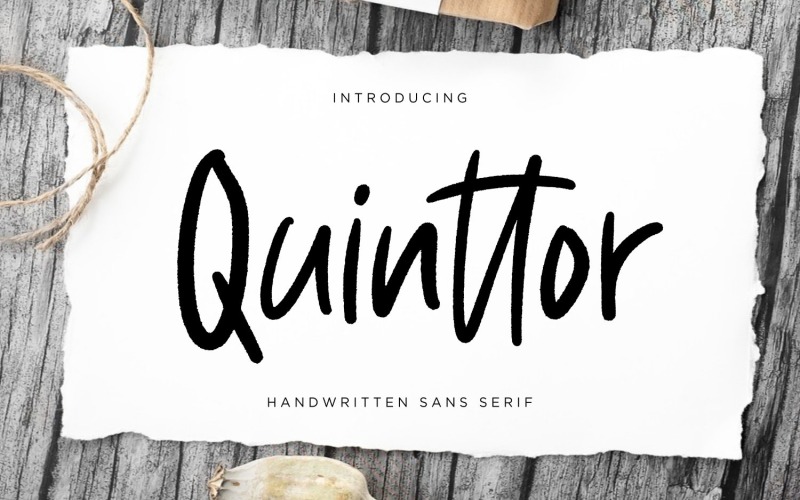 Fuente Quinttor Sans Serif
