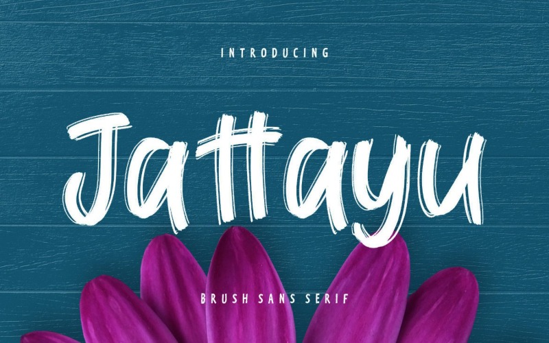Jattayu Sans Serif Brush-lettertype