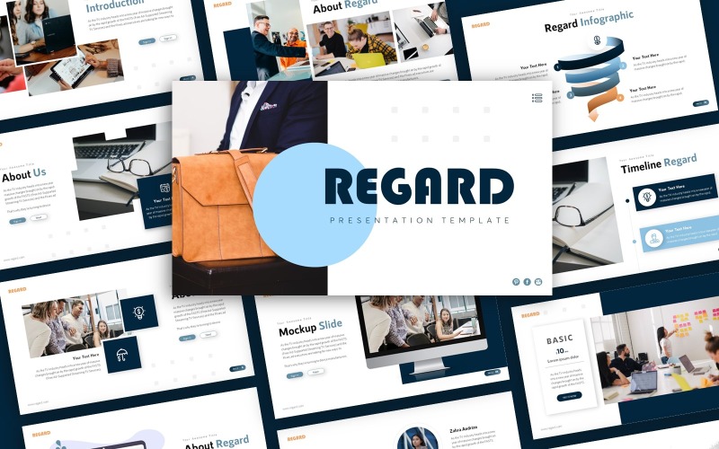 Modelo de PowerPoint para apresentação de negócios