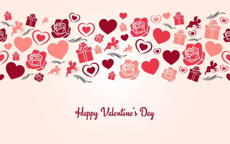 Download Фирменный стиль "Valentines Day Heart Background Illustration. - Corporate Identity Template" / Valentines Day Heart Background Illustration. - Corporate Identity Template - Фирменный стиль на тему графика valentine,vintage,heart,holiday,romance,romantic,rose,love,object,angel,beautiful,celebration,color,flower,happy,red,retro,ornament,concept,day