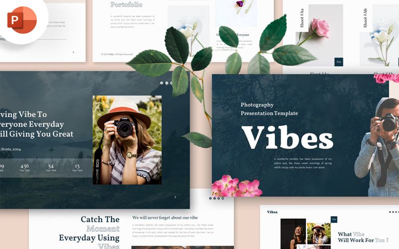 Vibes Photography PowerPoint-mall
