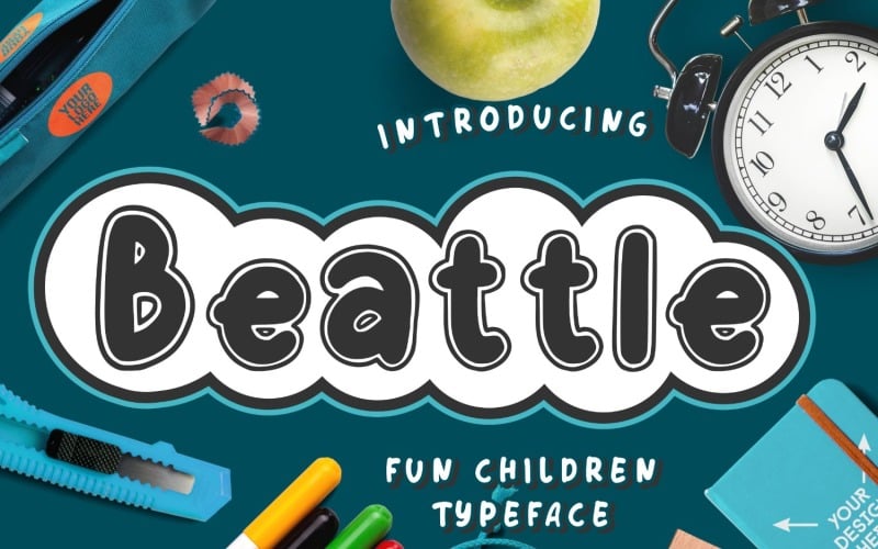 Beattle Fun Children Krój czcionki