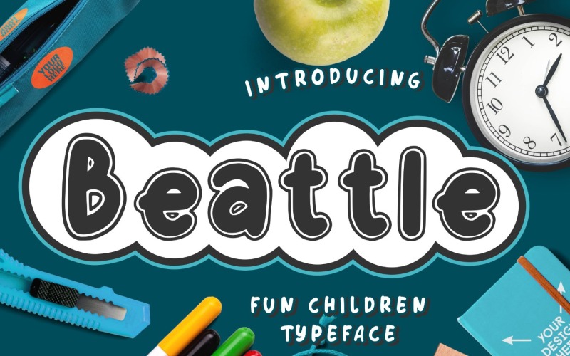 Beattle Fun Children typsnitt typsnitt