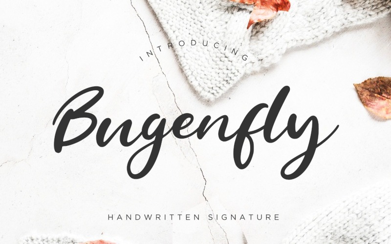 Bugenfly Handschriftliche Signaturschrift