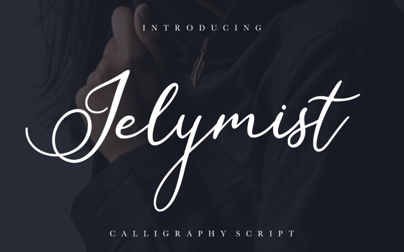 Carattere corsivo calligrafia jelymist