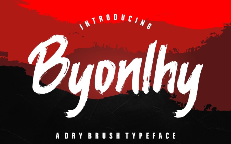 Carattere tipografico Byonlhy Dry Brush