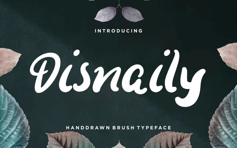 Czcionka pędzla Disnaily Handdrawn