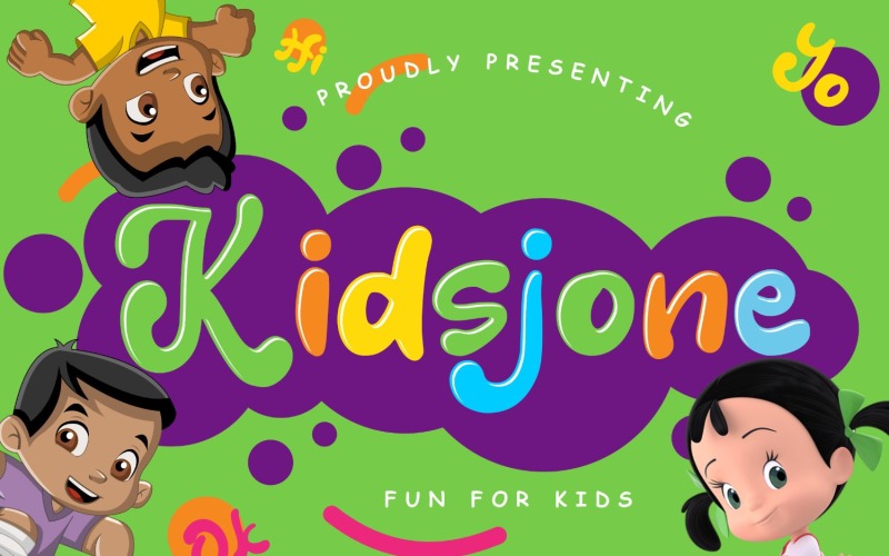 Kidsjone Spaß für Kinder Schriftart